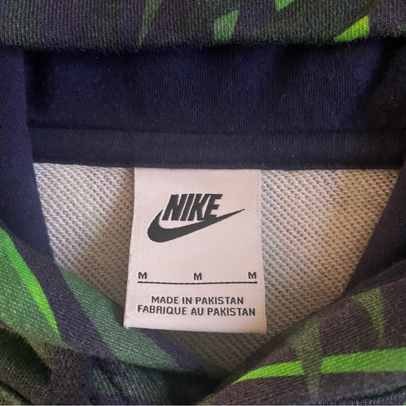 Nike Brazil National Team Hoodie Men M Soccer Tropical Leaves Football - Picture 7 of 15